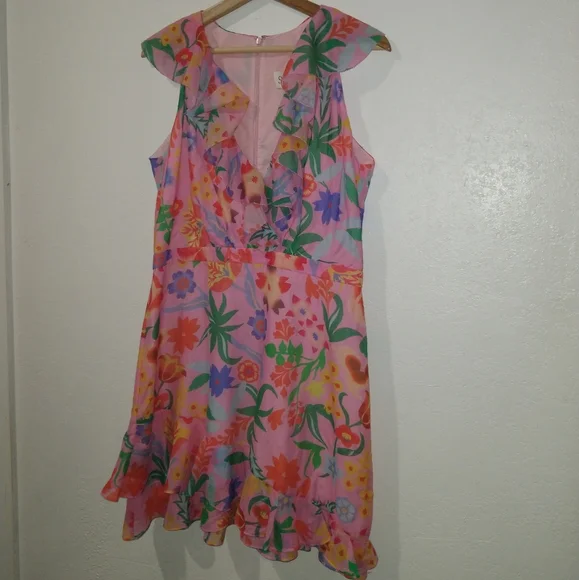 NWT SALONI Cece Paradise Papercut Dress - Picture 4 of 9